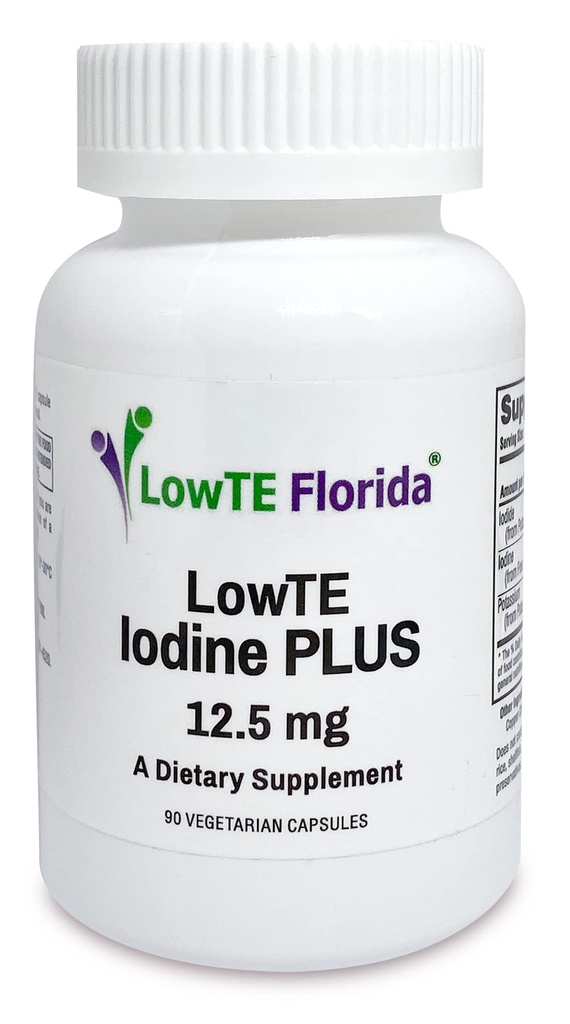 Jodium Plus 12,5 mg - 90 Vegetarische Capsules voor energie, Mood, & gezonde lichaamsfunctie 