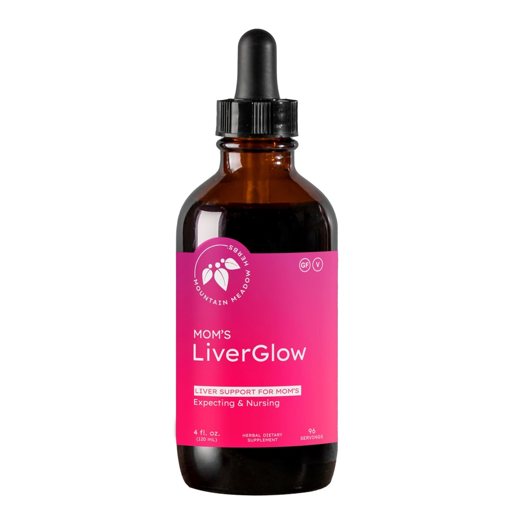 Mountain Meadow Herbes Le foie de maman Glow, détoxifiant avancé et régénérateur pour soutenir la santé et la fonction du foie - 4 oz - pour un foie heureux