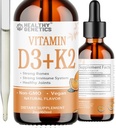 Vloeibare vitamine D3 K2 Plus Vitamine K2 MK-7 