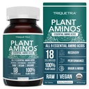 Plant Aminos Organic Essential Amino Acid Supplement (EAA's) & BCAA - 100% Plant Based Raw, Vegan - All 9 Essential Amino Acids with 18 Total Amino Acids (360 Tablets)