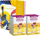 Immuun Booster Fizzy Drink Mix Kruidensupplement Gemaakt met Astragalus, Gember, Jujube, Atractyloden, Passiefruit, Geen Kunstmatig, 10 verpakkingen (2 dozen)