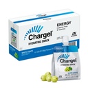 Chargel Raisin blanc, Gel d'énergie instantanée sans caféine, Vélo, entraînement, Essentiels de randonnée pour les femmes et les hommes, Cadeaux pour les coureurs - vitamines de glucides, sans gluten - Pack de 6 gels - 6,35 oz Chaque