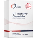 Ontwerpen voor gezondheid D-Mannose met Cranberry Kauwtabletten - UT Intensieve Kauwen voor vrouwen + Mannen, Urinaire Tract Ondersteuning Supplement met Cranberry Extract - Natuurlijke Oranje Smaak - Vegan (30 tabletten)