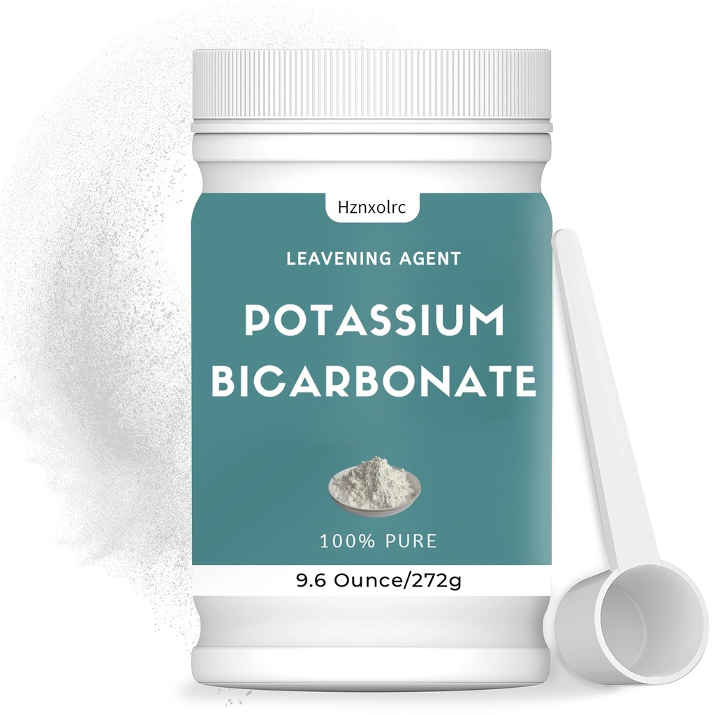 9.6 oz Kaliumbicarbonaat, 100% zuiver Kaliumbicarbonaat Poeder, Kaliumbicarbonaat voor planten, gebruikt bij het maken van wijn, cakes, koekjes en meer