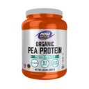 NOW Foods Sports Nutrition, Certified Organic Pea Protein 15 Gram, Unflavored Powder, 1,5-pond