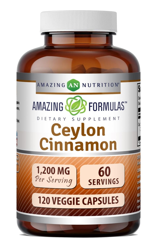 Verbazingwekkende Formules Ceylon Cinnamon 1200 Mg 