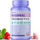 Vaginale Probiotica voor vrouwen Vrouwelijke,Promotes Ph Balance,Gezonde Vaginale Odor & Flora,Urinaire Tract Gezondheid met Prebiotica & Lactobacillus Probiotische Blend 30 Miljard CFU,60 Capsules