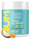 RAW Pre Workout Powder, Thavage (Beach Bum) - Chris Bumstead Sports Nutrition Supplément pour les hommes et les femmes - Cbum Pre Workout pour travailler dehors, l'hydratation, la concentration mentale et l'énergie - 40 portions