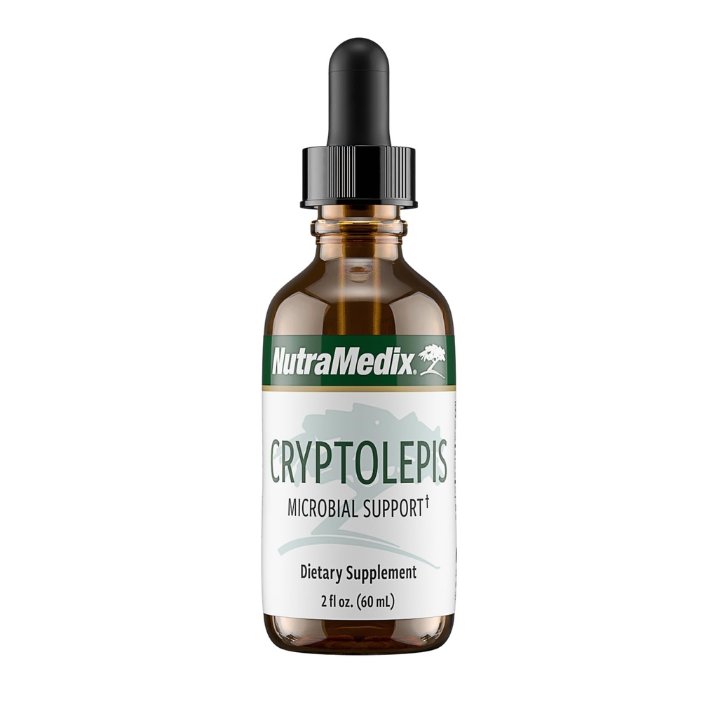 NutraMedix Cryptolepis Liquid Supplements - Promouvoir le soutien quotidien aux microbes et à l'immunité - Vitamines liquides pour les femmes et les hommes - Large spectre et optimisé pour l'absorption (2 Fl Oz)