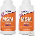 Maintenant MSM 1000mg, 400 Capsules de Veg (Pack of 2) Méthyl-Sulfonyl-Méthane, Fabriqué aux États-Unis, Supplément de soufre, Non-OGM, Vegan/Végétarien Friendly