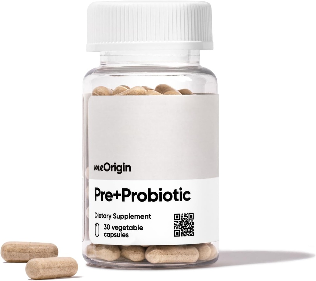 Prebiotica, Probiotica, Postbiotica, 3-in-1 Formule met 18 enzymen, Pre + Pro + Postbiotica voor vrouwen en mannen voor Gut Health, Bloat Support, Immune Support, 30 dagen levering