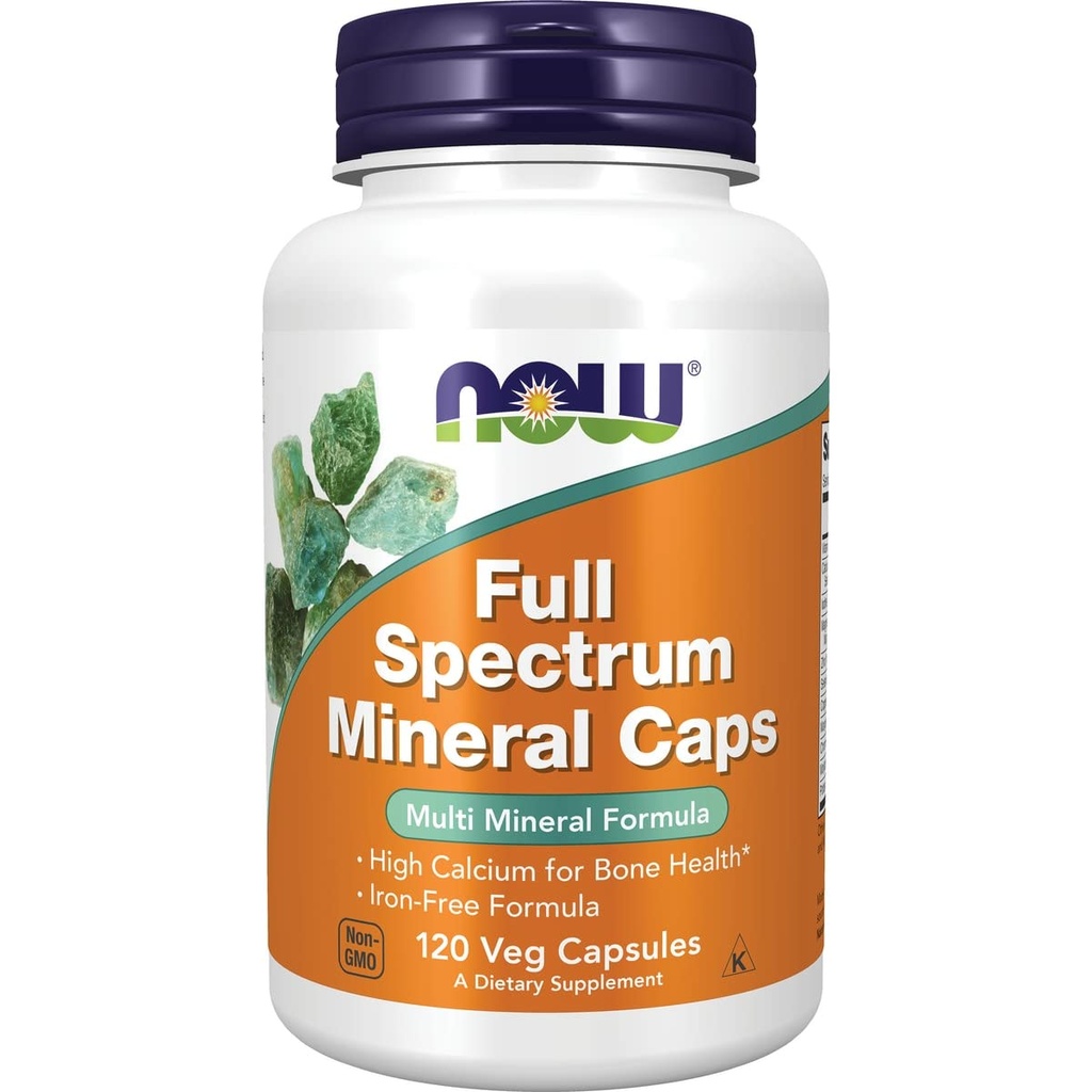 Now Foods FULL SPECTRUM MINERAL CAPS Standard Packaging/120 Caps AD