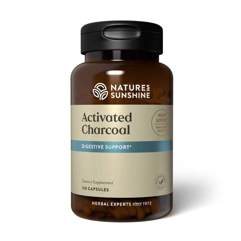 Nature's Sunshine Aactived Charcoal 120 Capsules