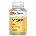 Solaray Kalium 99 mg - Electrolyte Balance Formula - Kaliumsupplement voor Elektrolyten, Bloedvat- en Hartgezondheidsondersteuning - 60 dagen geld terug garantie, Lab geverifieerd, 200 porties, 200 VegCaps