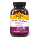 Country Life Realfood Organics Vrouwen Multivitaminen USDA Biologisch, Veganistisch, Glutenvrij 