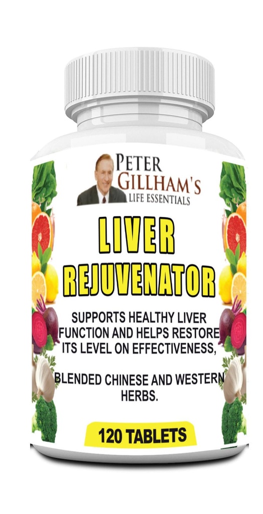 Leververjonger 120 tabletten, 40 porties Alle natuurlijke niet-GMO kruiden Blend 780 mg leverreiniging, leverondersteuning Made in The USA Peter Gillhams Life Essentials