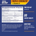 Osteo Bi-Flex Triple Strength(5) met vitamine D Glucosamine Chondroitin Joint Health Supplement, Coated Tablets, 80 Count (pack of 2)