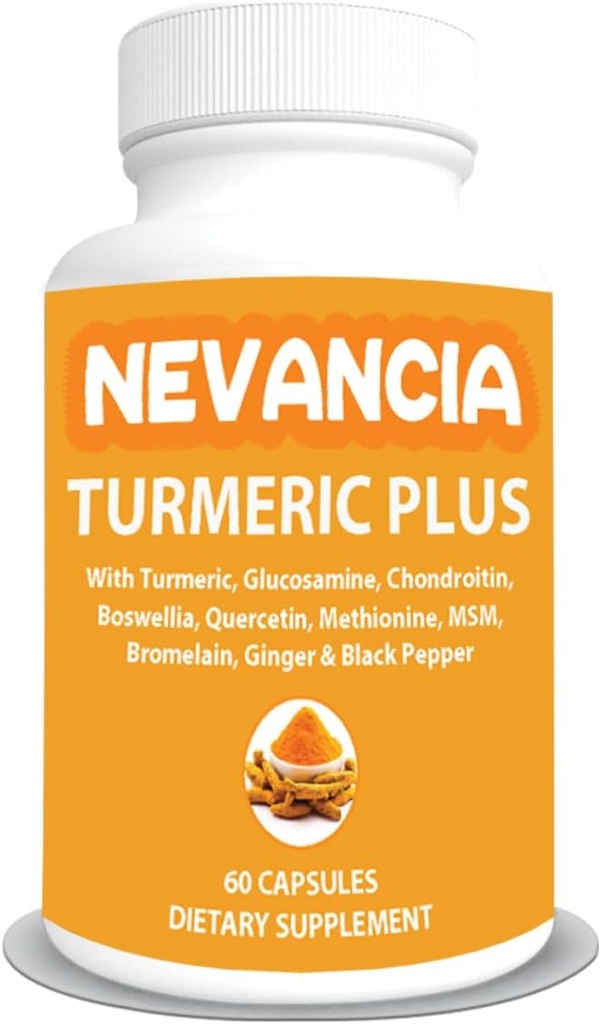 Kurkuma Plus - met Kurkuma, Glucosamine, Chondroitin, Boswellia, Methionine, MSM & Meer 