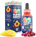 Clarity Kids Super Omega met DHA + EPA Omega 3 voor Better Focus & Quality Slaapalgenolie Omega 3 Vloeibaar (1 ml per portie) Alle natuurlijke DHA druppels voor kinderen USA Made Supplement (1 fl oz)