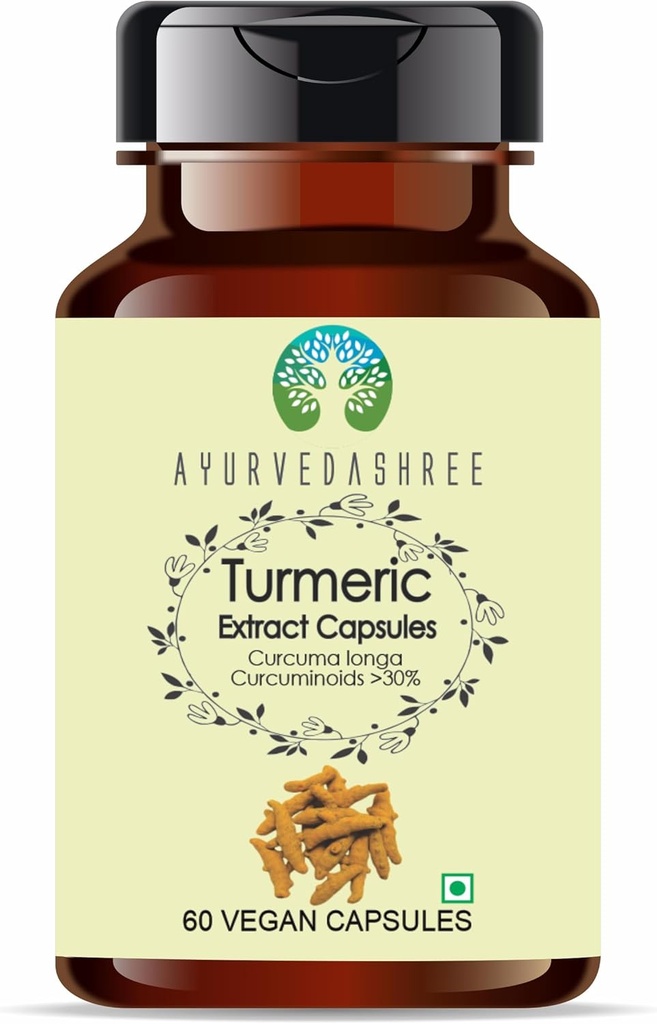 Kurkuma Extract 500mg - 60 Vegetarische Capsules 