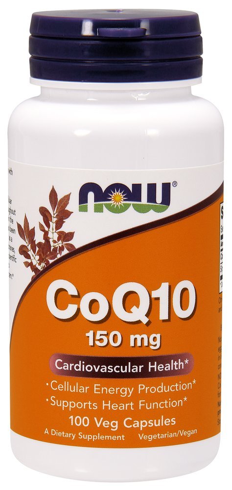 MAINTENANT Suppléments, CoQ10 150 mg, Classe pharmaceutique, Forme All-Trans produite par Fermentation, 100 gélules