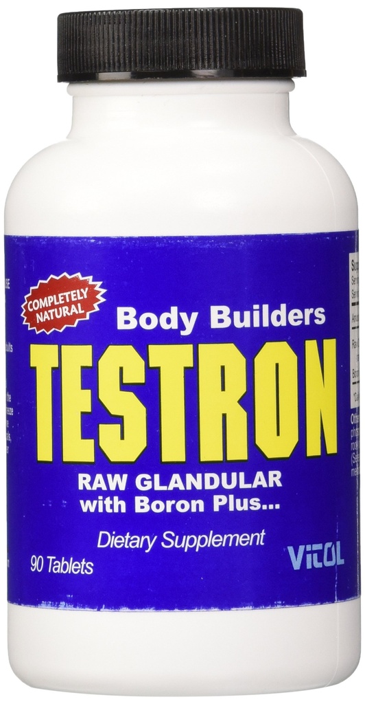Vitol Body Builders Testron Tablets, 90-Count Bottles
