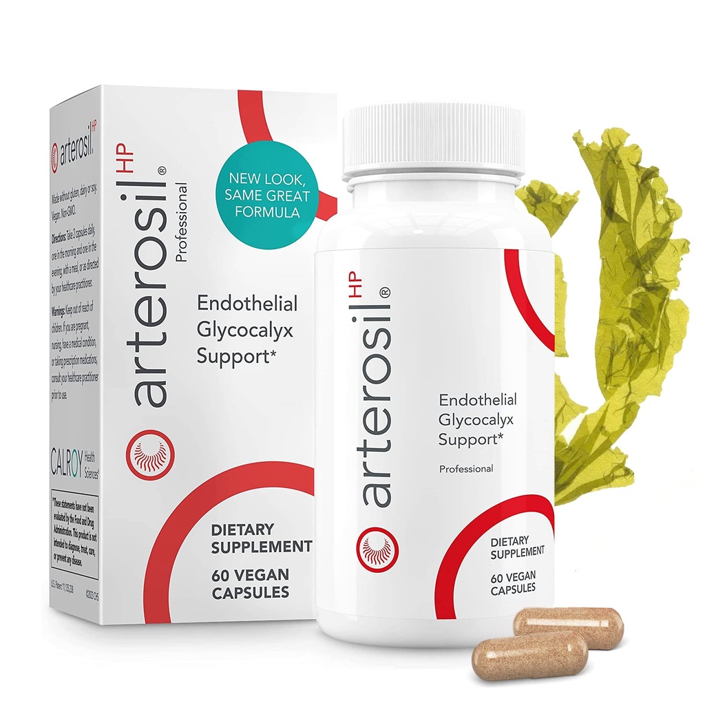 Arterosil HP Professional - Soutien Glycocalyx endothélial - Soutien de la santé cardiaque - Soutien de la santé de l'artère - Soutien de la circulation – Sulfate de Rhamnan MonitumRS® - Nitidum monostromatique