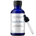 Dr. Tennant's Liquid Iodine Drops 2 Fl Oz De oplossing van Lugol met kaliumiodide helpt schildklierfunctie, hormonale balans en immuungezondheid