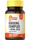 Sundance Super Ginseng Complex | with Royal Jelly | 50 Quick Release Capsules | Non-GMO and Gluten Free Traditional Herb Supplement