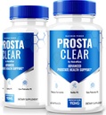 NutraRize (2 Pack) Prosta Clear - Premium Supplement to Support Prostate Heath, All Natural Capsules to Regain Control & voor algemene gezondheid, ProstaClear Pillen Reviews (120 Capsules)
