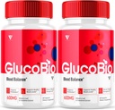 (2 Pack) GlucoBio Health Capsules Gluco Bio Pillen, Gluco Bio Natural Vitamine Overall Health and Wellness Glycogen Support Supplement, BioGluco Capsules (120 Capsules)