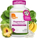 Zahler - Magnesium Supplement Capsules 200 mg (250 Count) Gecertificeerde Kosher Bioactive Magnesium Citrate for Max Absorptie - Natural Magnesium Mineral for Men & Women - Best Magnesium Supplements
