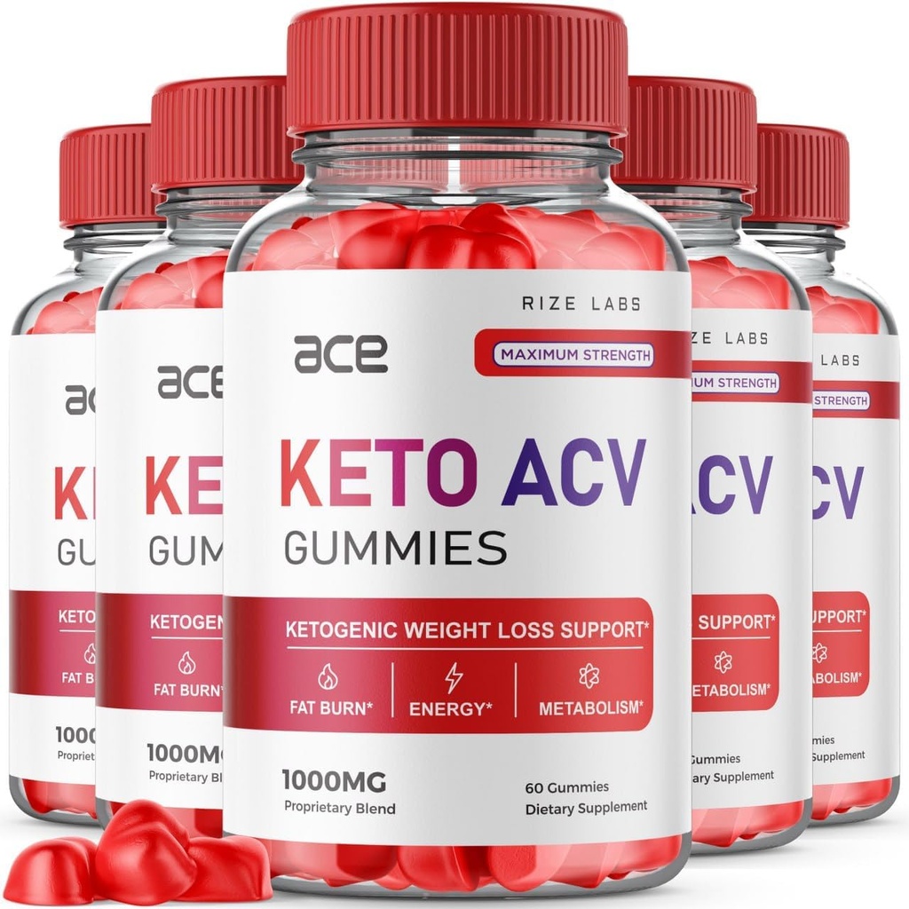 les laboratoires de taille - Ace Keto ACV Gummies pour la perte de poids avancée avec supplément de vinaigre de cidre de pomme Belly Fat Extra Strength Gummy (300 Gummies)