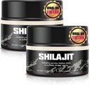 Shilajit Pure Himalaya Organic Shilajit Resin - Gold Grade 100% Shilajit Supplement - Natural Shilajit Resin met 85+ Trace Minerals & Fulvic Acid for Focus & Energy, Immunity,2 * 30