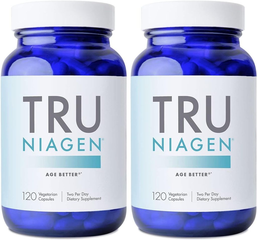 TRU NIAGEN Gepatenteerde NAD-supplement voor antiveroudering en celregeneratie, Niagen, 60 300 mg Servings 