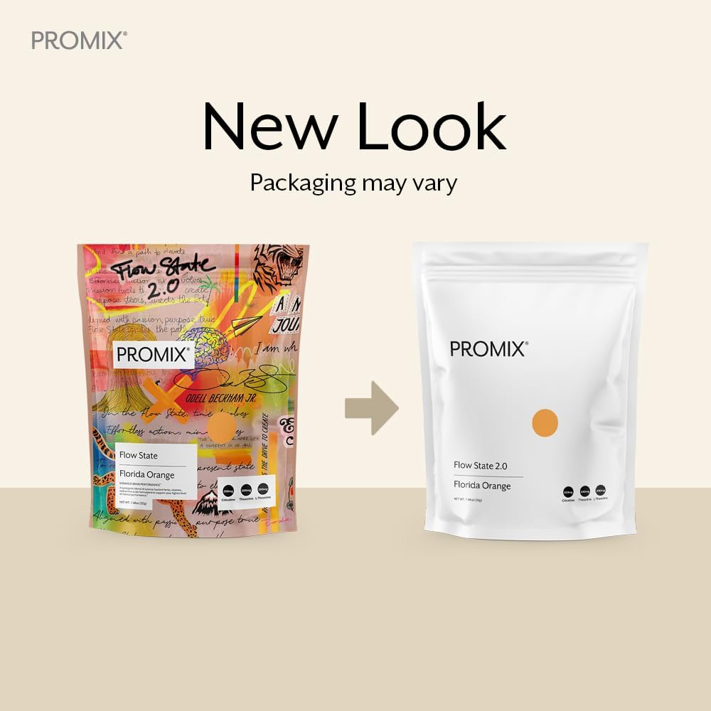ProMix Nutrition Flow State - L Tyrosine, Theacrine, Vitaminen, & Cafeïnevrij - Nootrope Supplement - Oranje - 30 porties