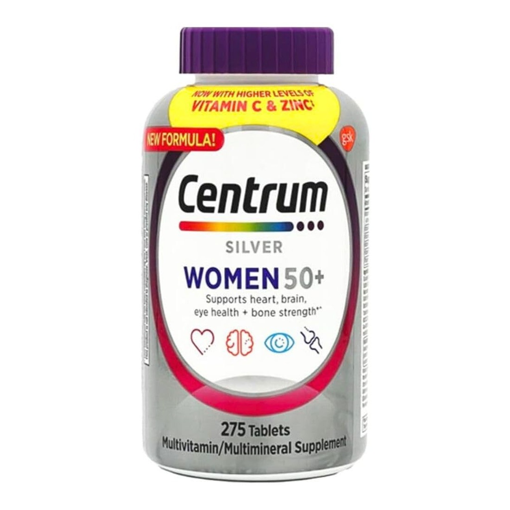 Centrum Silver Women 50+ Multivitamine Multimineral 275 Tabs