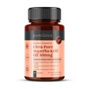 Ultra Pure Superba Krill Oil 500mg x 120 Capsules - Source dans les eaux non polluées de l'Antarctique fournir un riche approvisionnement en astaxanthine, oméga 3 et vitamine D