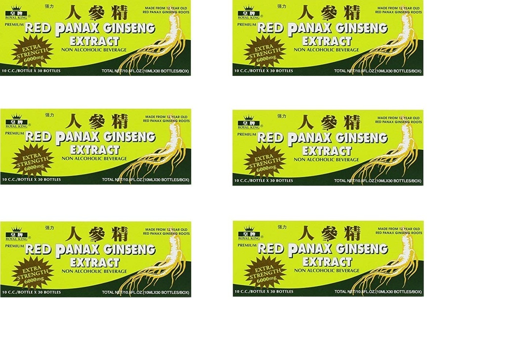 Royal King Red Panax Ginseng 30/10 6000mg (6 dozen)