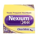 Nexium 24HR ClearMinis Acid Reducer Heartburn Relief Vertraagd Release Capsules for All-Day and All-Night Protection Frequency Heartburn, Heartburn Medicine with Esomeprazol Magnesium - 42 Tel.