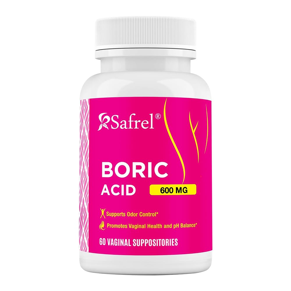 Safrel Boorzuur Vaginale Suppositoiries - 60 Tel (1-Pack) 