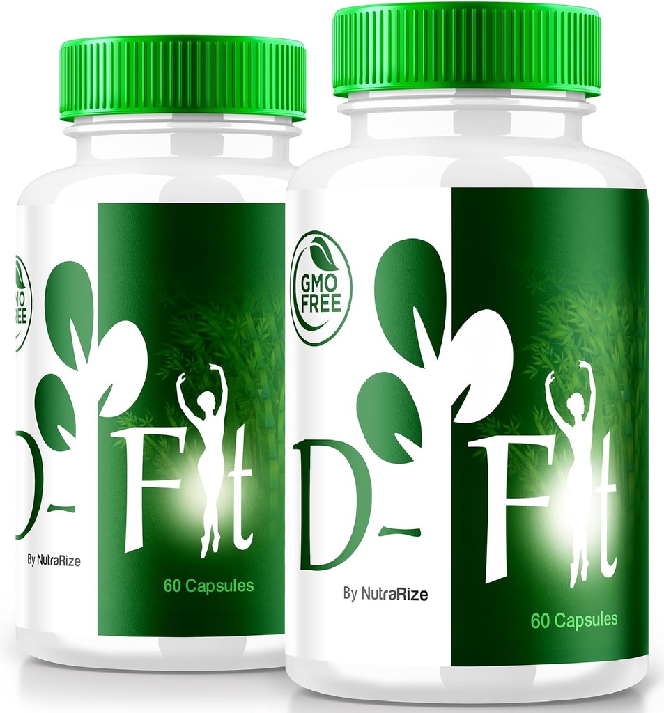 (2 Pack) D-Fit Capsules, All Natural D Fit Formula for Health and Fitness, Premium Keto Support to Achieve Body and Fitness Goals, Keto Weight Loss Supplement, DFit Detox Pills Reviews (120 Capsules)