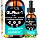 GLP-1 Metabolic Support Supplement, 9-in-1 GLP Booster Natural Formula for Women & Men, GLP1 Daily Oral Liquid w. Berberine HCI Cyelon Cinnamon 丨Support Gut Digestion and Overall Health丨Vegan, non-GMO