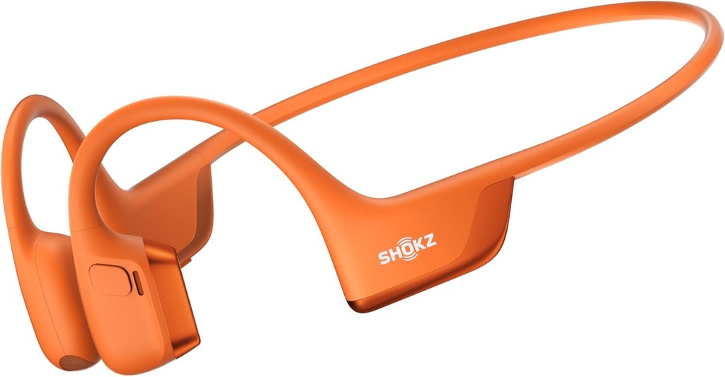 SHOKZ New OpenRun Pro 2 - Open-Ear, Bone Conduction Sport Headphones - met Reflective Strip - Sweat Resistant, Workout Headphones - Veilig, draadloos, comfortabel Fit-Deep Bass en Smart Mic App