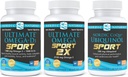 Nordic Naturals Sport Starter Pack - CoQ10 Ubichinol, Ultimate Omega 2X, Ultimate Omega D3