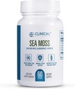 Klinische effecten Sea Moss - Organic Irish Sea Moss Capsules with Bladderwrack, Burdock Root and Bioperine for Thyroid, Heart Health, Weight Management and Energy Support - 60ct - Made in The USA