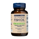 Wiley's Finest Wild Alaska Fish Oil Easy Swallow Minis - Omega-3 Fish Oil Supplement voor volwassenen en kinderen - Double-Strength 630mg EPA en DHA Natural Supplement - 60 Mini Softgels (30 Servers)