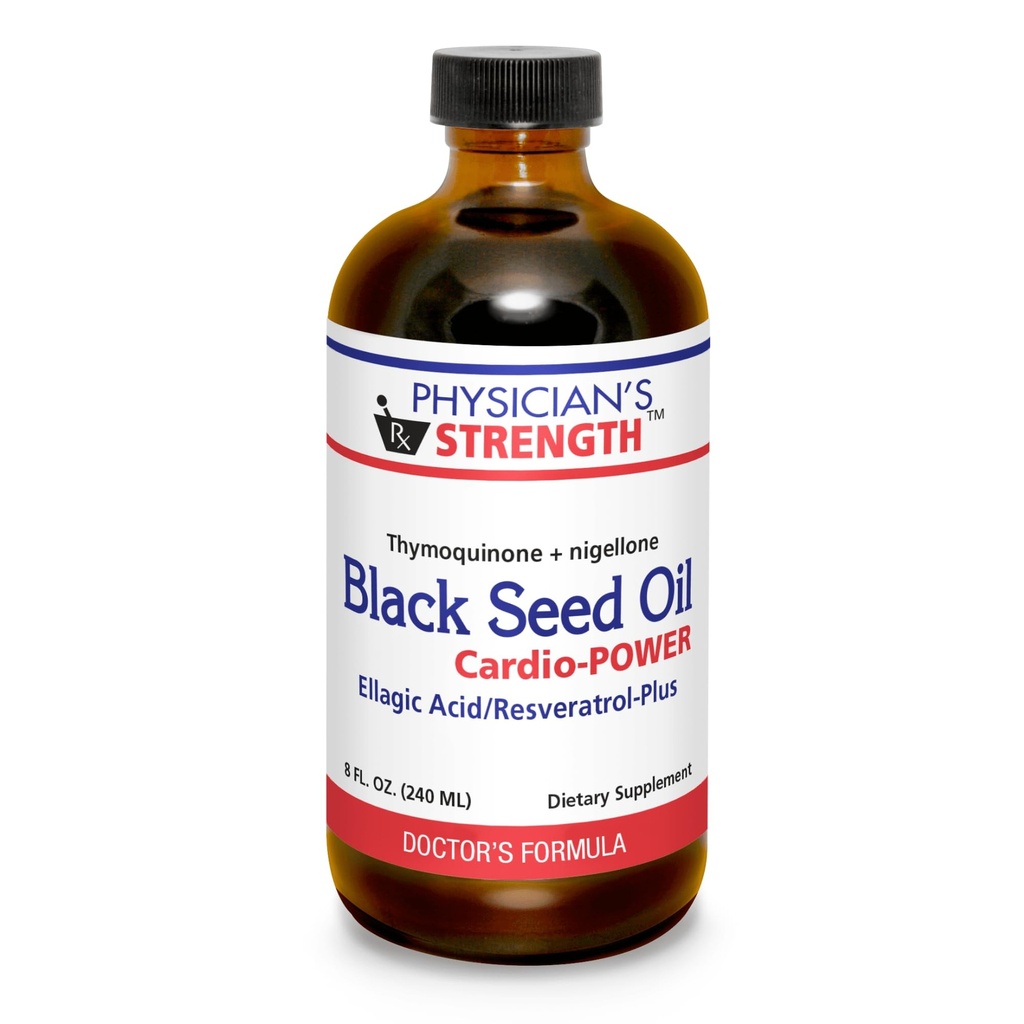 Arts Kracht Zwarte Zaad Cardio-Power - 8 fl oz - Ellagic Acid/Resveratrol-Plus - Ondersteunt Betere Gezondheid - Niet-GMO - 48 Servers
