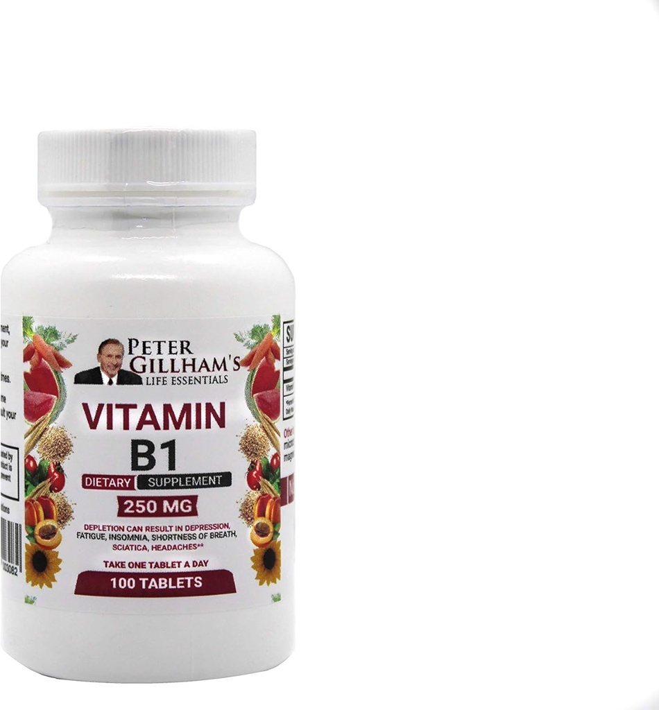 Peter's Choice B1 Tablets Dieetsupplement (B1 250 mg, 100 tabletten)