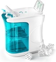 Dual Powered Neus Irrigatie Systeem, Zelfreinigende en Automatische Afvalinzameling Machine, Sinus Spoelen voor diverse Neus Symptomen Relief, Neus Reiniger Machine met 18 Saline Capsules